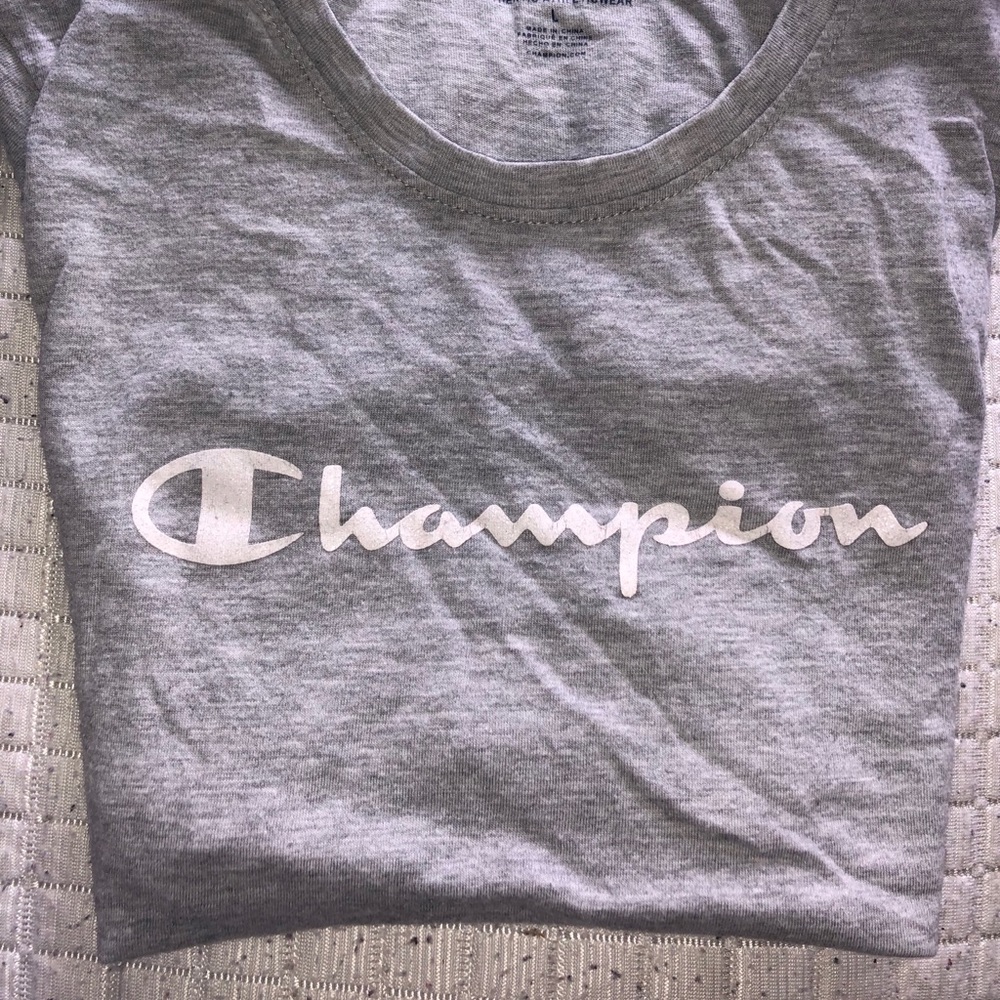 Champion grey t shirt